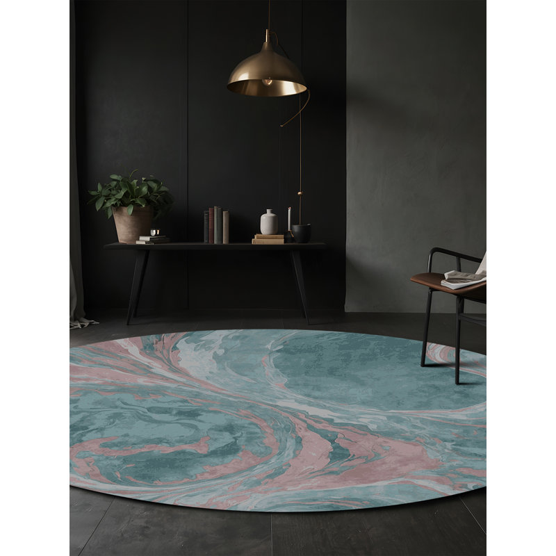 Tapis gris soyeux et moelleux, Rectangulaire 3 pi x 5 pi