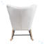 Chaise berçante rembourrée Kerth