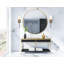 Applique murale 1 lumière Demetra en noir mat avec détails en nickel poli-1451584079
