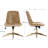 Mariello 23" Wide Adjustable Height Leather Swicel Office Chair With Quilted Backrest-103555124-103555125