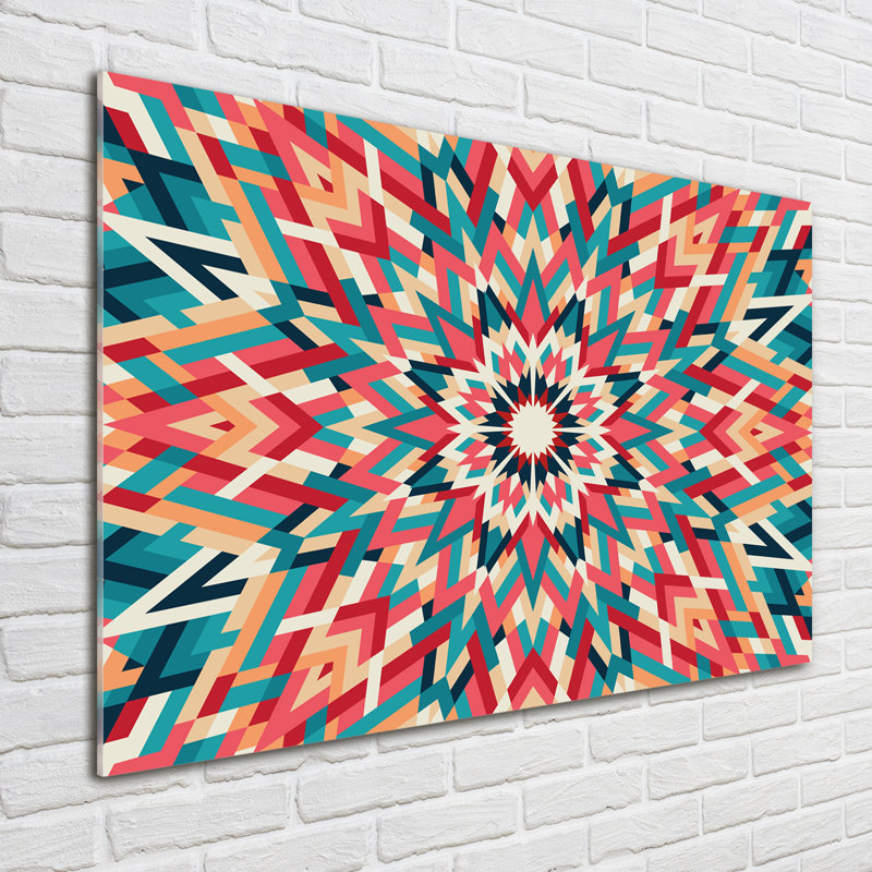 Kaleidoscope - No Frame Print on Glass