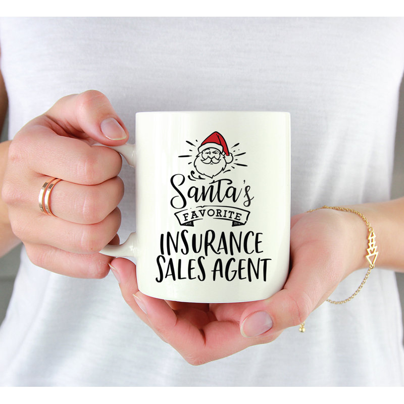 Grande tasse à café Tuileries, « Santa's Favorite Insurance Sales Agent »