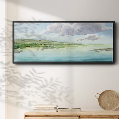 Clear Lagoon II- Framed Canvas