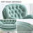 Zenon Velvet Swivel Accent Chair with Ottoman-993491594