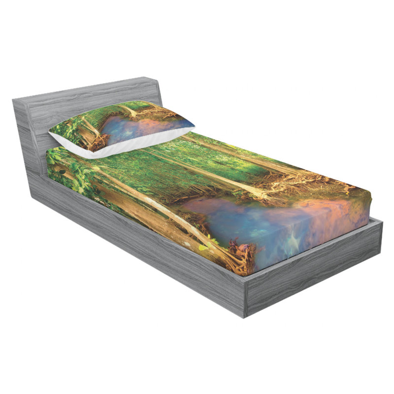 Microfiber Sheet Set, Twin XL Sheet Set with Fitted Sheet