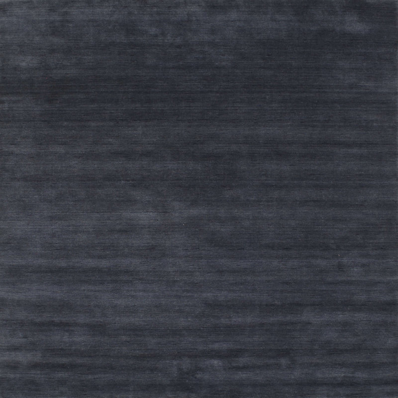Tapis contemporain gris, Carré 7 pi x 7 pi