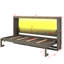 Lit escamotable simple avec éclairage à DEL, convertible en armoire-126218575