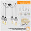 Cluff 4 - Light Black Cluster Pendant