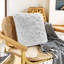 Cotton White Rectangular Backrest Cushion
