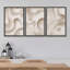 \"Abstrait beige et brun, ligne moderne, minimaliste, géométrique, superposée, forme moderne, décor boho\" - 3 pièces-99077849-99077850