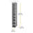 41 in. H x 5.5 in. W