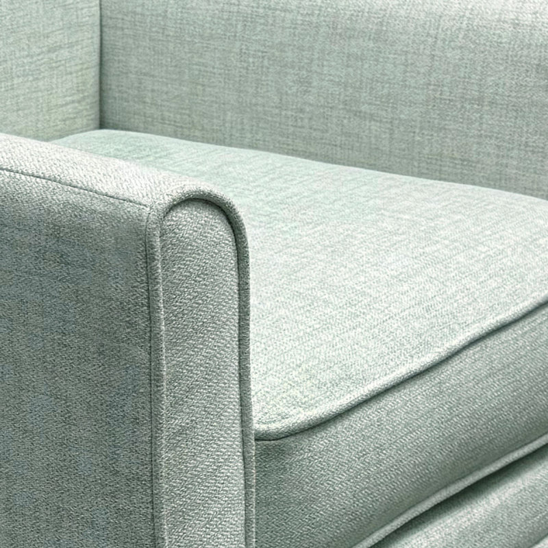 Fauteuil décoratif vert menthe