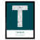 Tehran City Map Tehran Teal - Single Picture Frame Typography