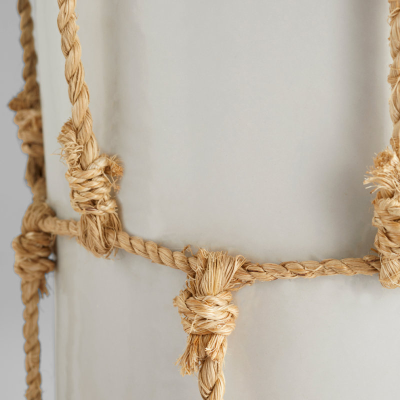 Antrea Handmade Ceramic / Porcelain Table Vase, 17.25" H x 9.25" W x 9.25" D