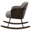 Chaise berçante rembourrée Valera