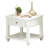 Shelledy White Washed End Table With Bottom Shelf