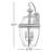 Newbury 3-Light Pewter Outdoor Wall Lantern-961832520