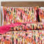  Ensemble de couvre-lit rose / orange 3 pièces-86776641