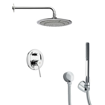 Orsino Complete Shower System with Rough in-Valve