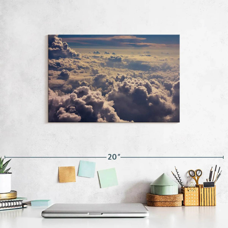 Alvord Over A Cloudy Sky, 8" H x 12" W