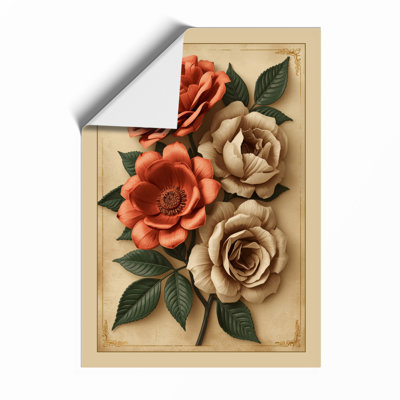 Roses In Bloom Botanical - Print