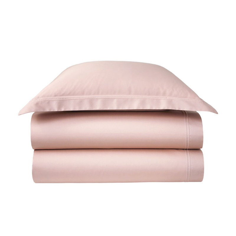 Triomphe Fitted Sheet, Nacre, Queen Fitted Sheet