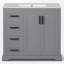 Meuble-lavabo simple 36 po avec lavabo en céramique-1083008265