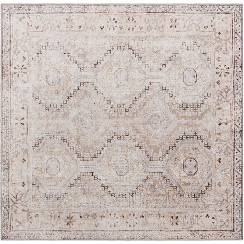  Karan Yara Rug, Square 7'10"