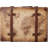 Ensemble de coffre 2 pièces style rétro en cuir old world map Prem