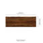 Comptoir en bois massif Saman L 6 pi x P 25 po x 1,5 po-133690038