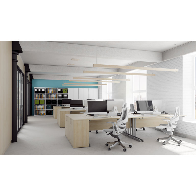 Executive Chair with Headrest, Grey