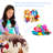 Kids Bean Bag Chair Cover - Stuffed Animal Storage & Toy Organizer with Zipper - Plush Storage Kids Bean Bag Cover only for Toddlers and Children's Rooms - Organizes Pillows, Blankets, and Stuffies - Multiple Colors, Sizes, and Fabrics-51574516-51574543