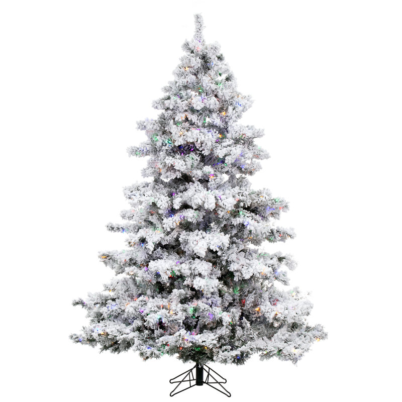 Alaskan Flocked Artificial Christmas Tree, 5.5' H
