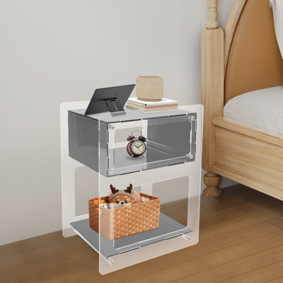 Acrylic Side Table, Acrylic Nightstand