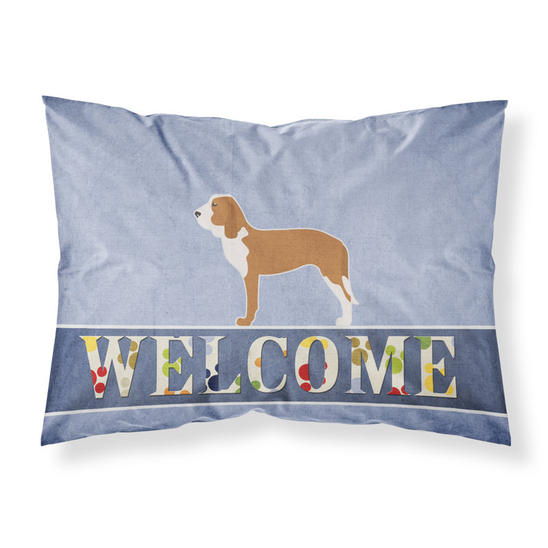 Taie d’oreiller welcome, Chien courant espagnol