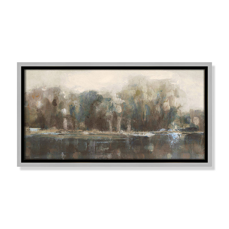 «Daily Reflections I - Landscape Version Print» par Carol Robinson, Argent argent, H 9,5 po x l 17,5 po