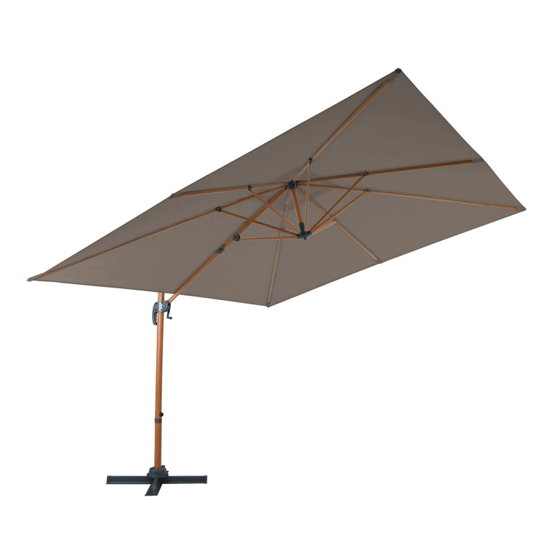 Bryttany 300cm Cantilever Parasol, Brown, Taupe