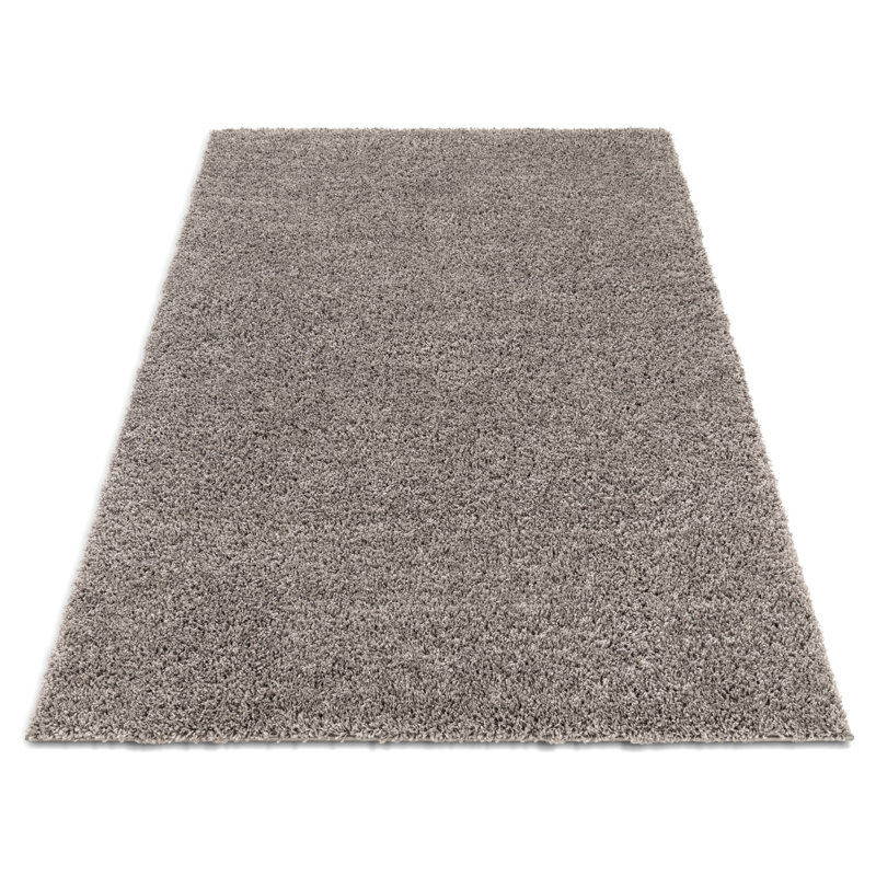 Madison Shag Solid Colour Synthetic Area Rug, Rectangle 120 x 160cm