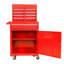 Coffre à outils roulant, boîte à outils à 5 tiroirs avec roues verrouillables, tiroirs coulissants, plateau amovible et tablette réglable, armoire de rangement pour atelier de garage (rouge)-696518663