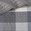 Grey Reversible Plaid Daybed Cover - 6 Pieces Comprising Cover, 17-inch Drop , Shams, And Decorative Pillow Cotton Blend Filling Include 3 1 , Microfiber,