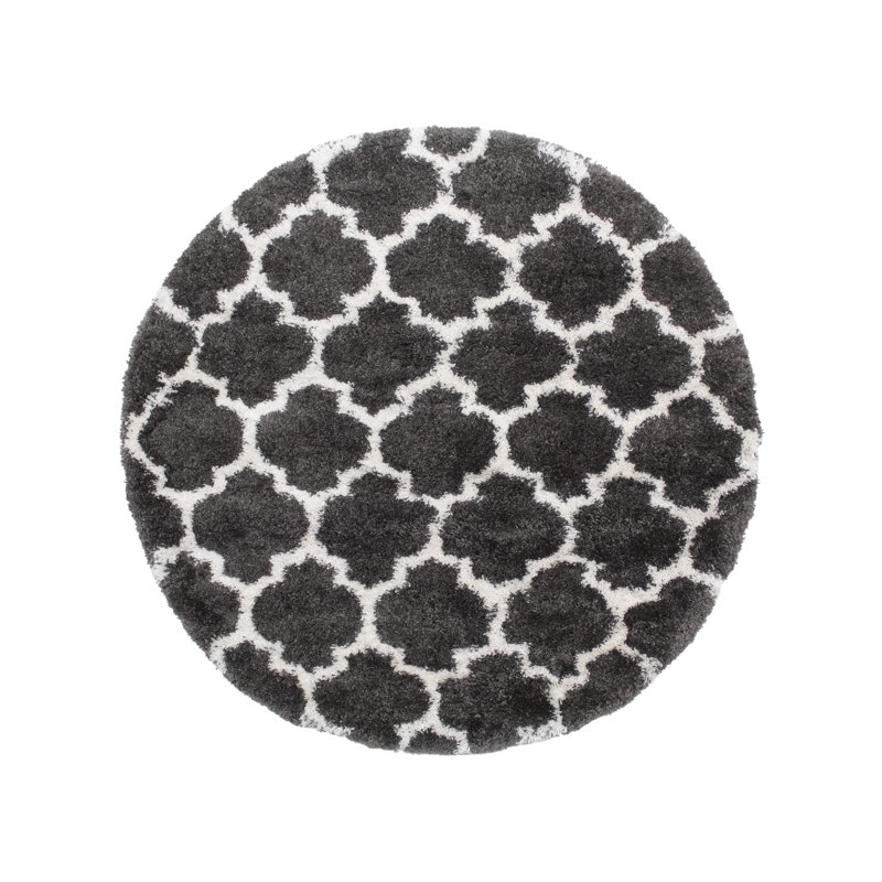 Delaili Moroccan Indoor Rug, Round 5'3"