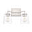 Dallaire 14.5" Wide 2-Light Vanity -1658027502