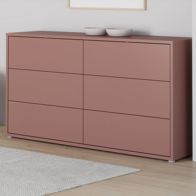 Rydar 154.5cm W 6 - Drawer Chest of Drawers