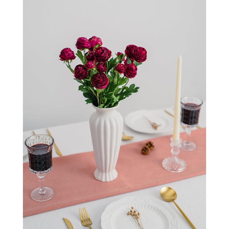 Fleurs de rose bouton d'or persan Audet, Rouge