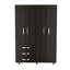 Armoire mobile en velours, chambre à coucher, noir