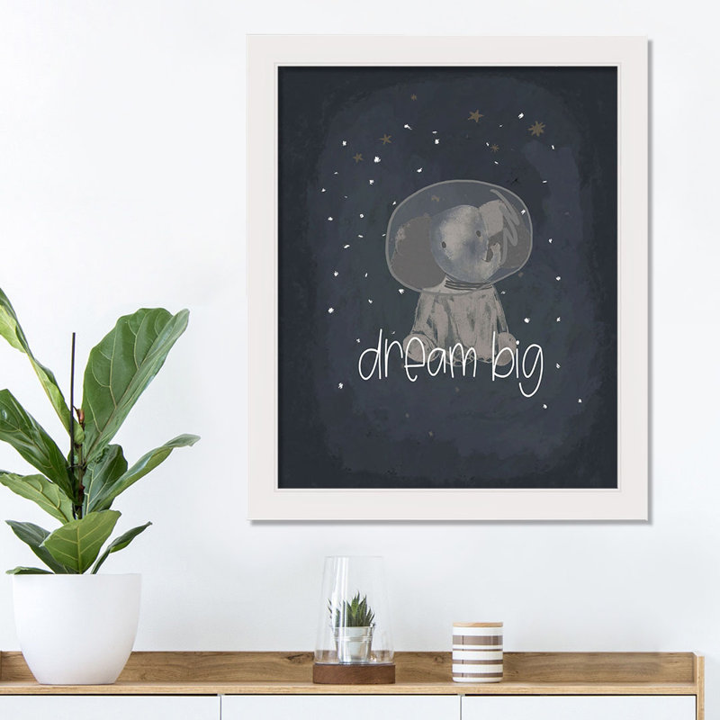«Dream Big», art encadré, H 20 po x l 16 po x P 1 po