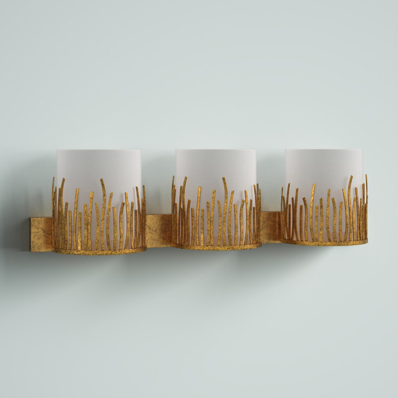 Cedrick 3 - Light Dimmable Vanity Light, Gold