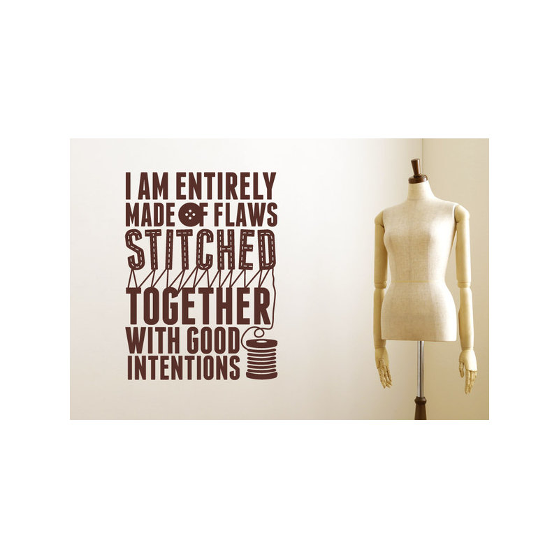 Non-Wall Damaging Wall Decal, Brown, Medium