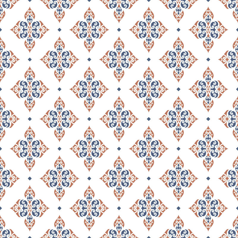 Carreau de papier peint Bhorelal, L 126 po x l 24 po