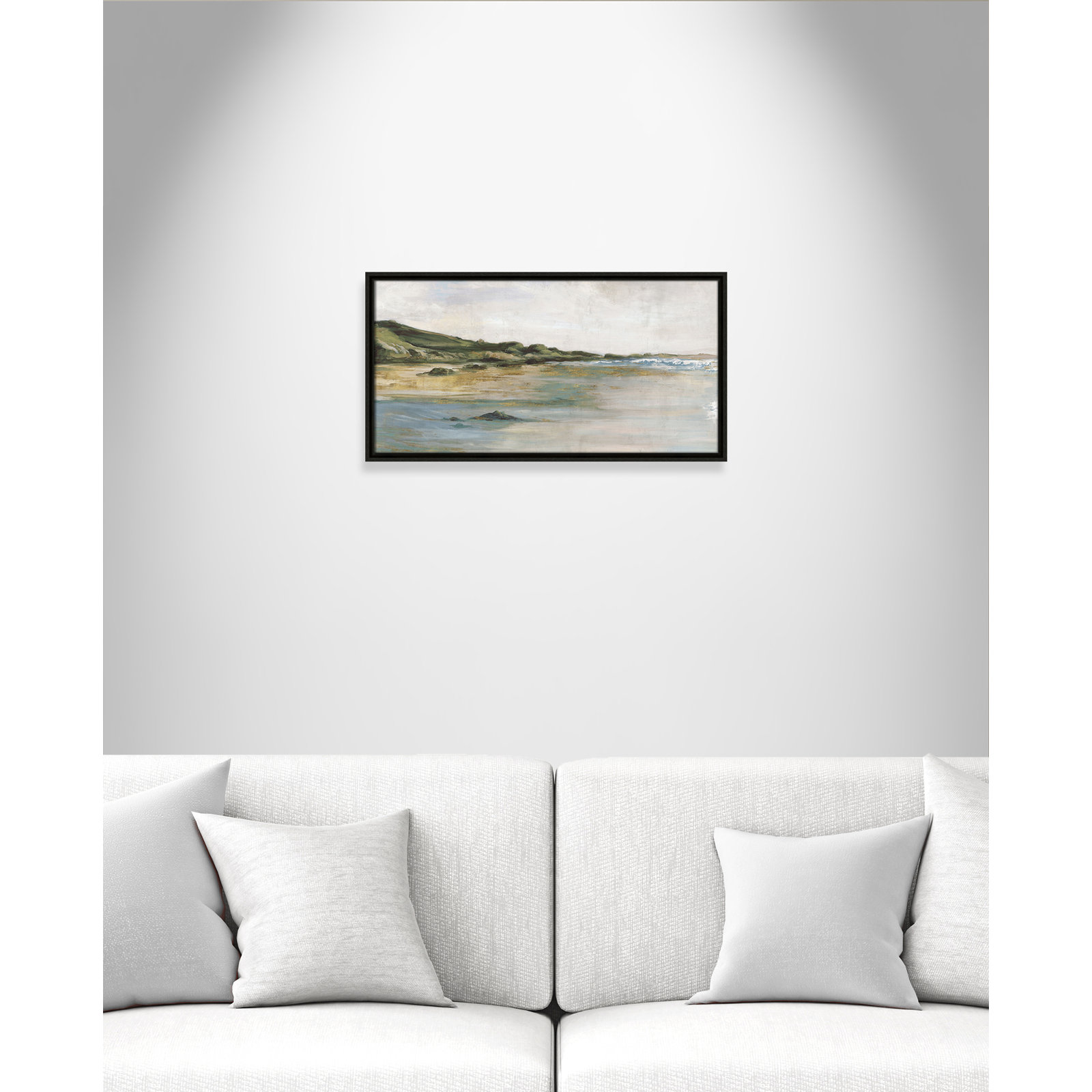 Cordoba "Tide's Edge" Print, Espresso, 13.5" H x 25.5" W